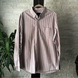 AMERICAN EAGLE Stripe Oxford Cotton Button Down Size XL New with Tags